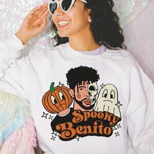 Spooky Benito Bad Bunny Halloween Sweatshirt 2XL